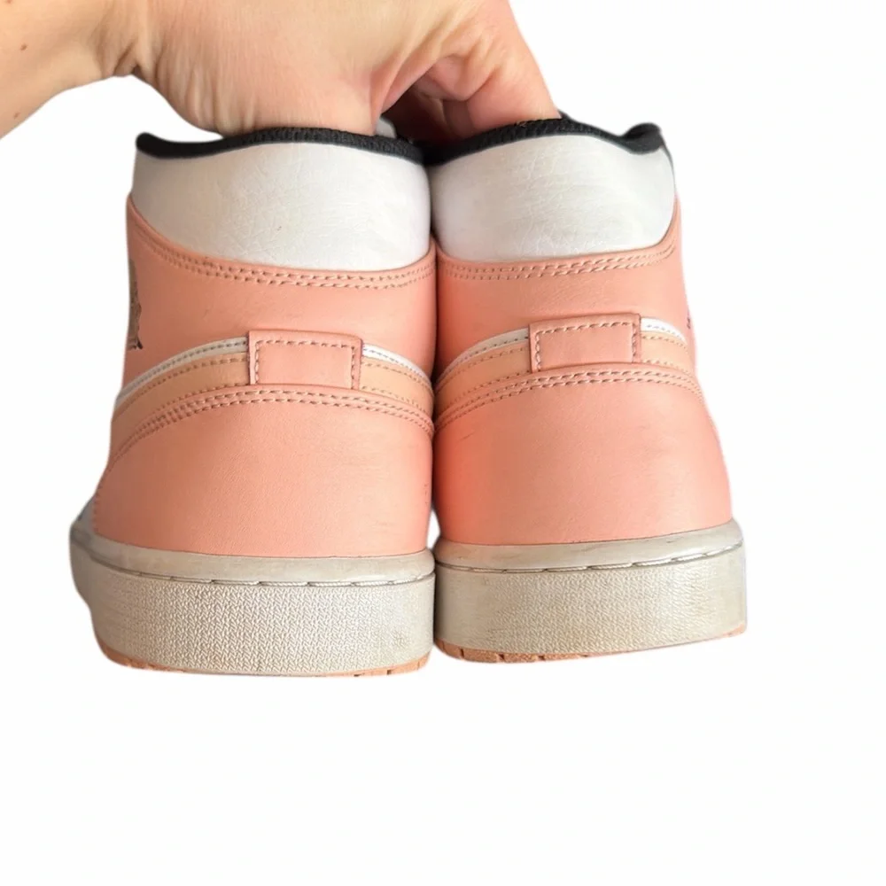 Air Jordan 1 Mid Crimson Tint Black Sneakers‎ Size 12